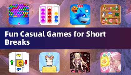 Jogos Casuais Divertidos para Pausas Curtas