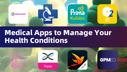 健康状態を管理する医療アプリ