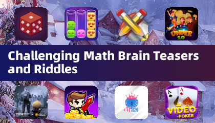 挑戰性數學腦筋急轉彎與謎題