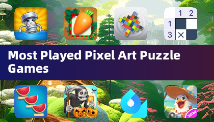 最熱門的像素藝術益智遊戲